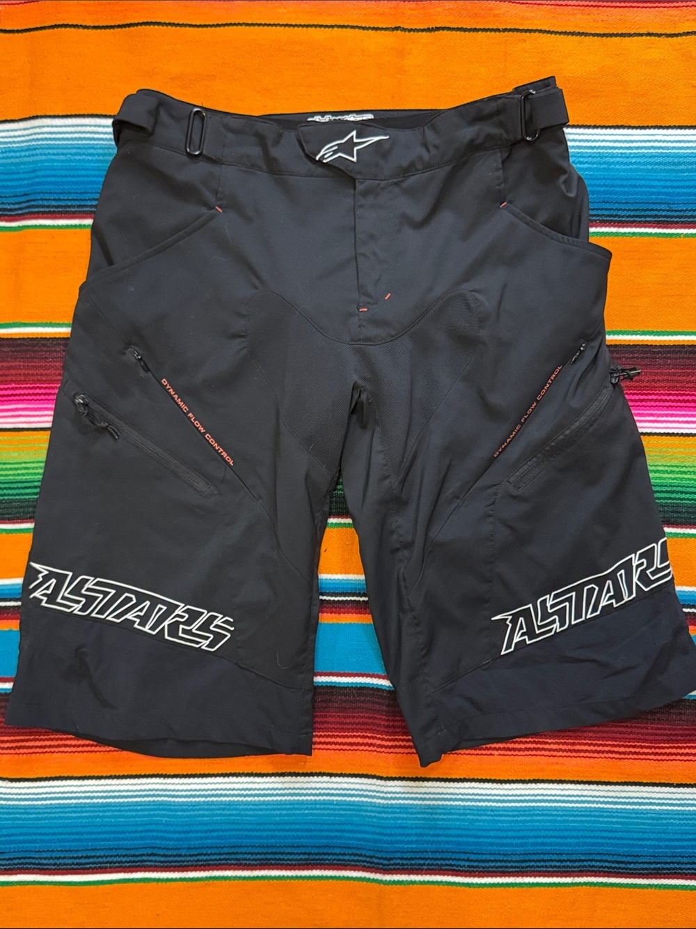 Alpinestars Cycling Shorts Men’s 32 Enduro Mountain Bike Drop 2 Pockets Padding